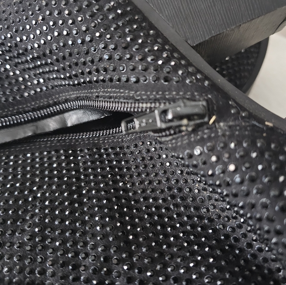 Rock & Republic StuddedBlack Ankle Boots Womens Size 10 - Picture 10 of 12